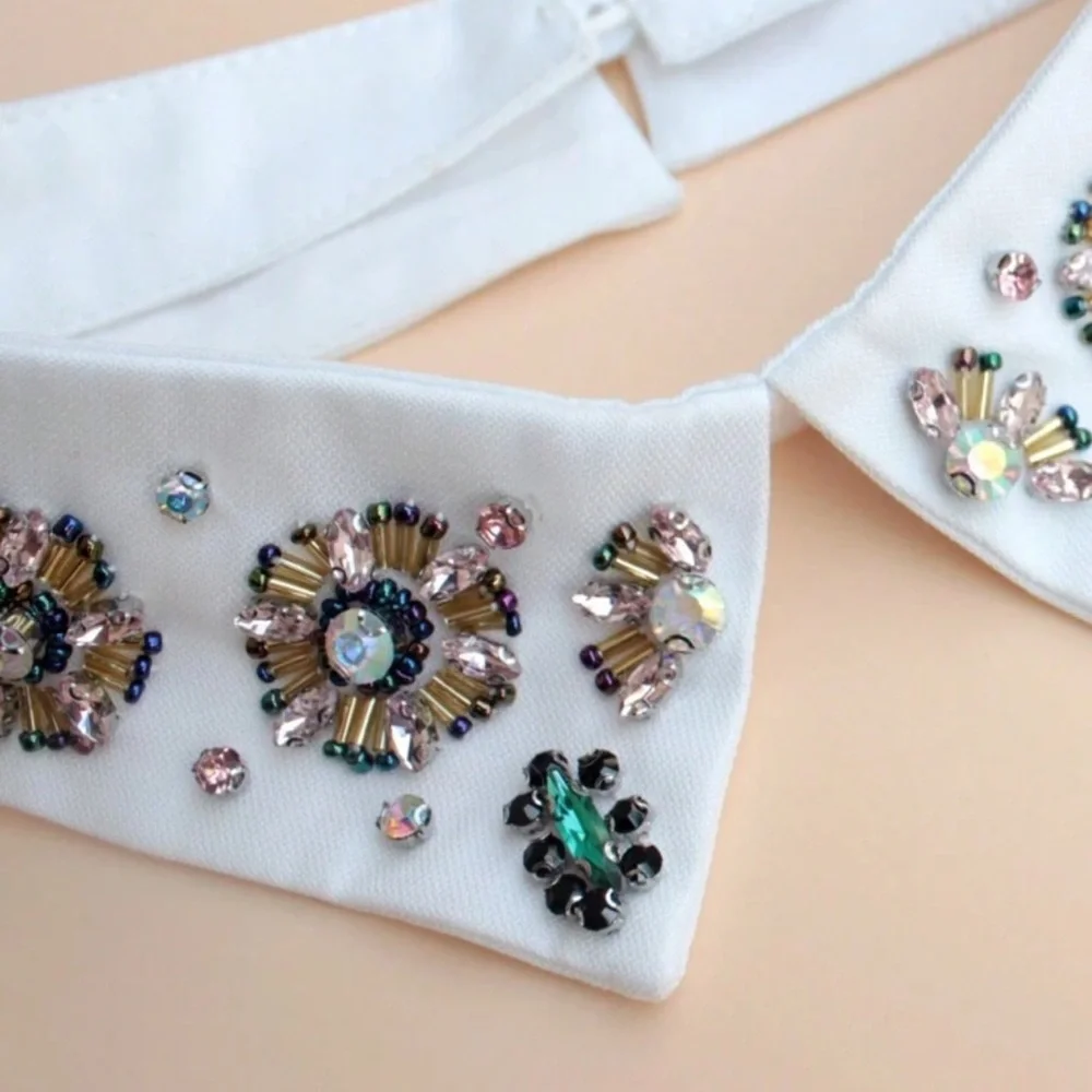 💎 Embellished Dickey Collar 💎 - Picture 3 of 6